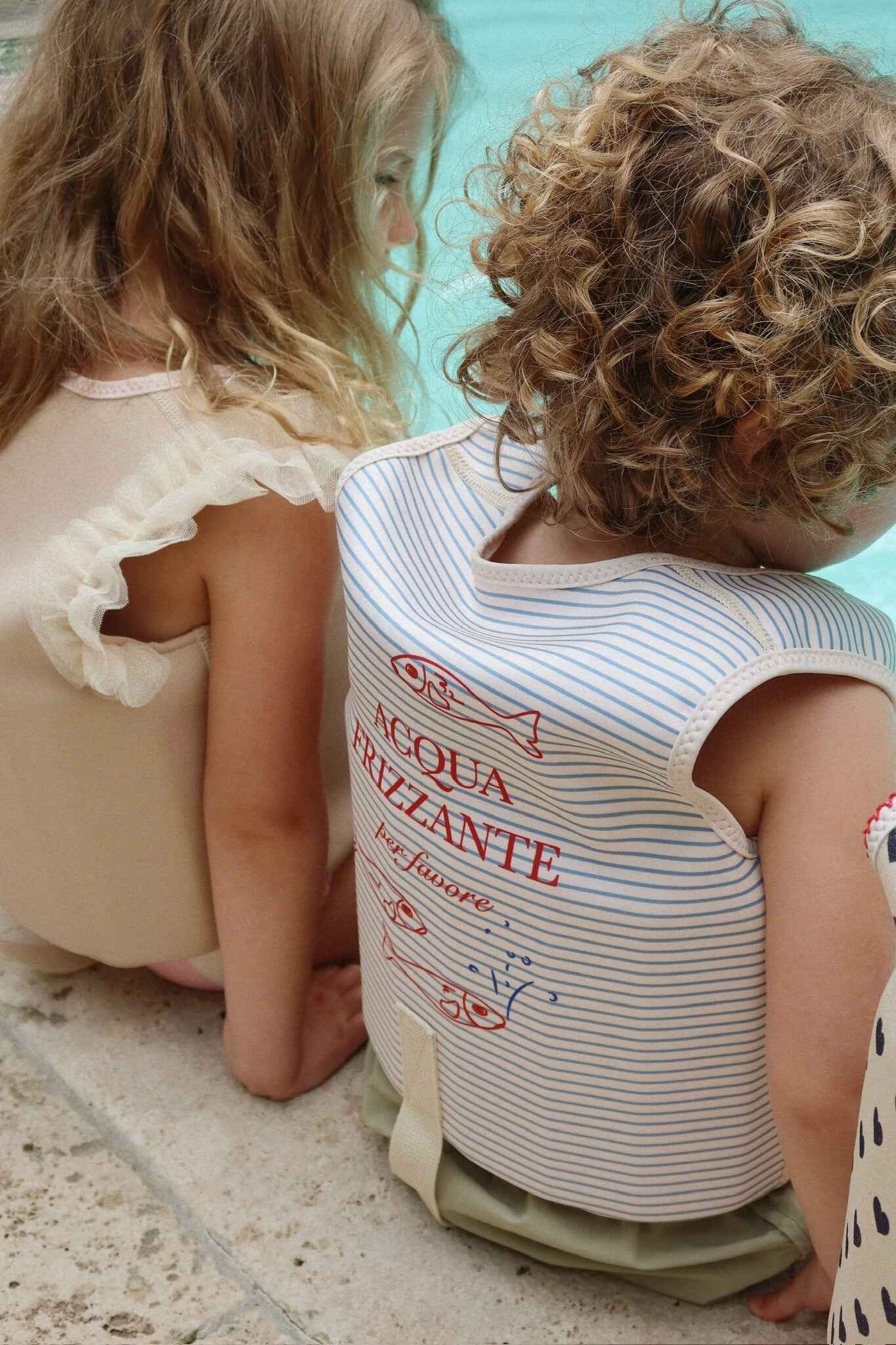 Konges Slojd | Ellis Striped Blue Swim Vest