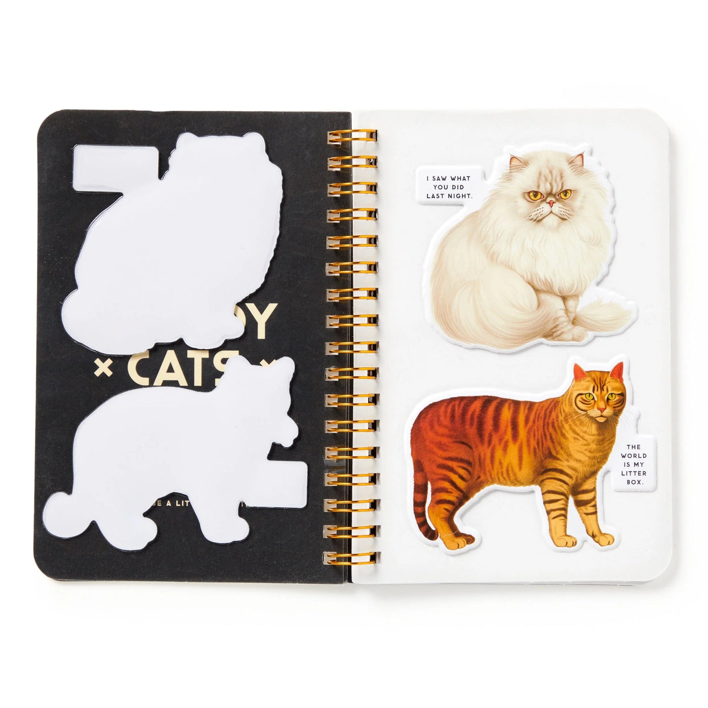 New Mags | Moody Cats Stickerboek