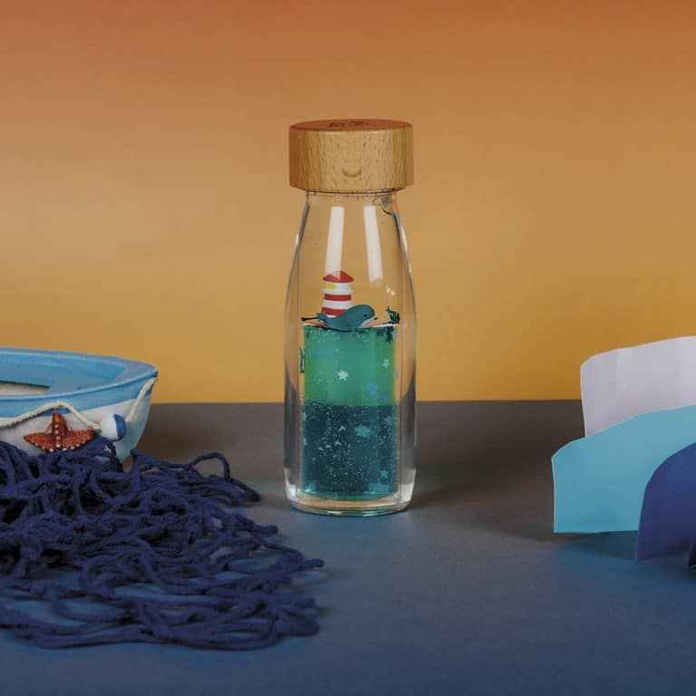 Petit Boum | Sensorische fles – Walvis
