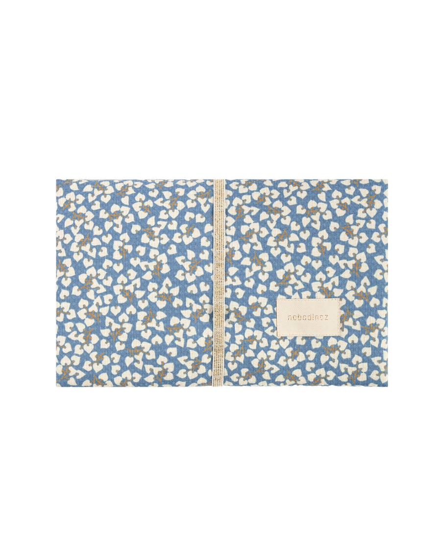 Nobodinoz |  Mozart Waterproof Verschoonmatje Blue Yumiko