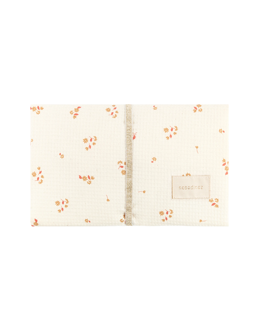 Nobodinoz |  Mozart Waterproof Verschoonmatje Yellow Lily