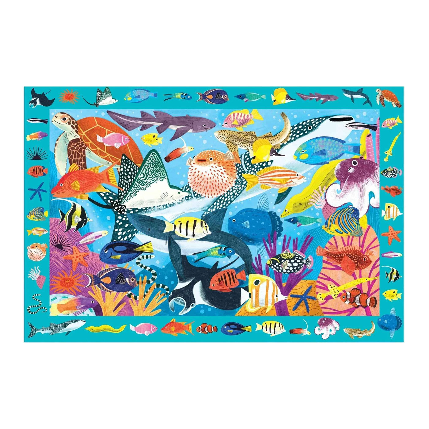 Mudpuppy | Zoek En Vind Puzzel Koraalrif 64 Stuks