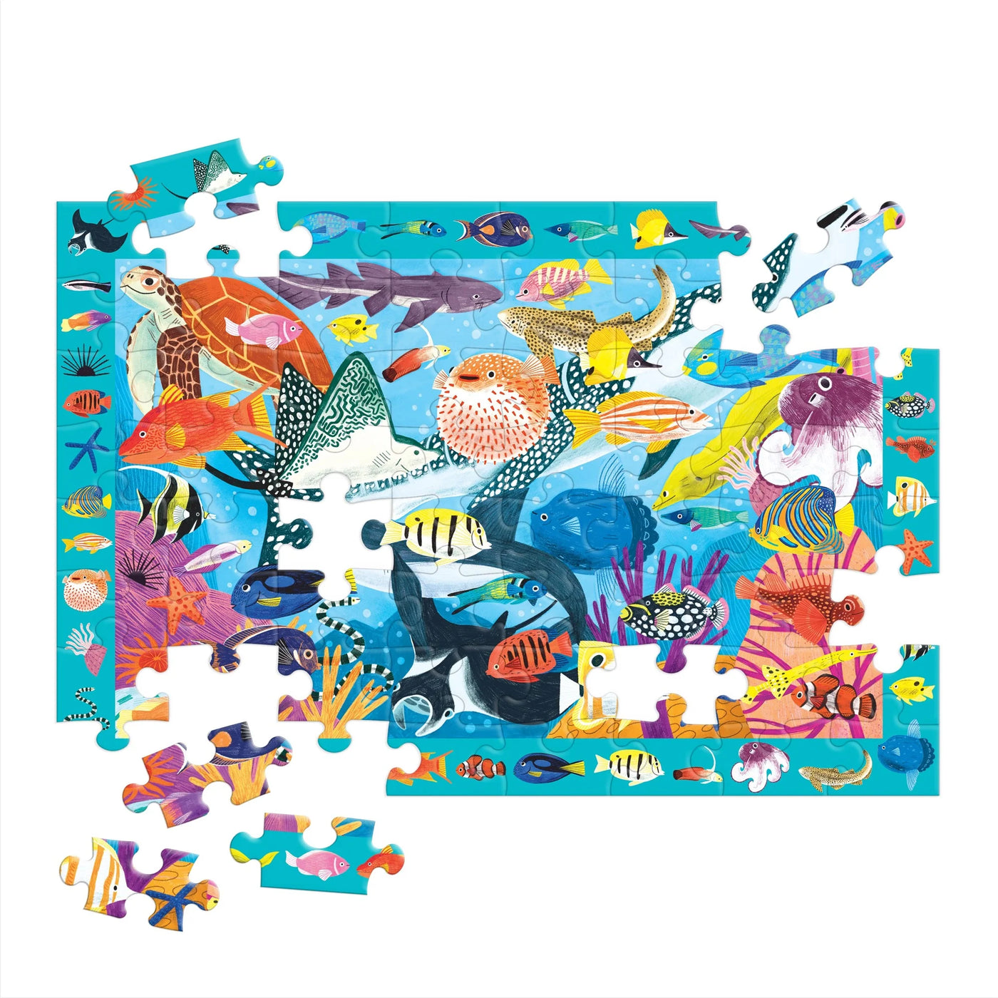 Mudpuppy | Zoek En Vind Puzzel Koraalrif 64 Stuks
