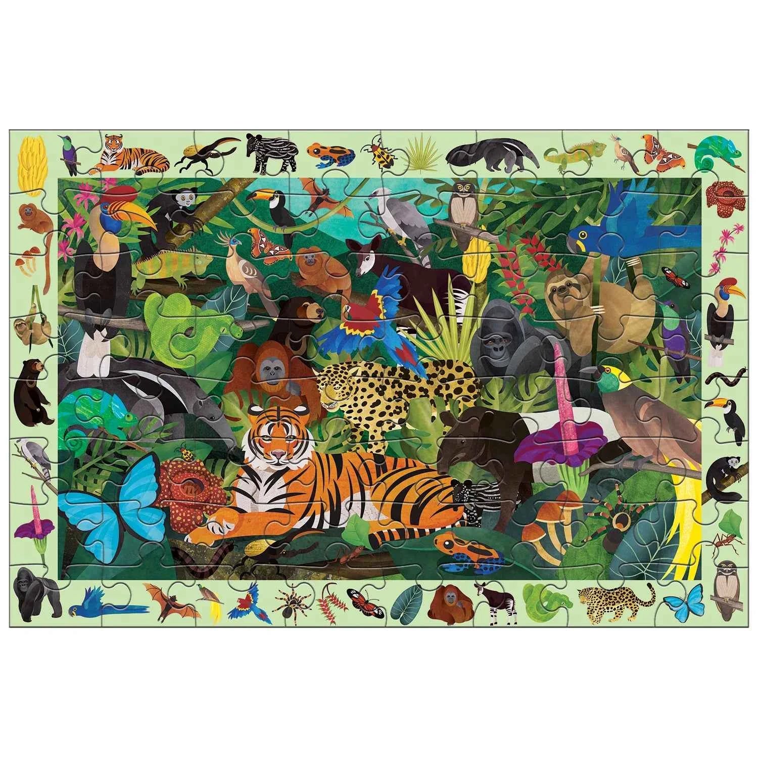 Mudpuppy | Zoek En Vind Puzzel  Regenwoud 64 Stuks