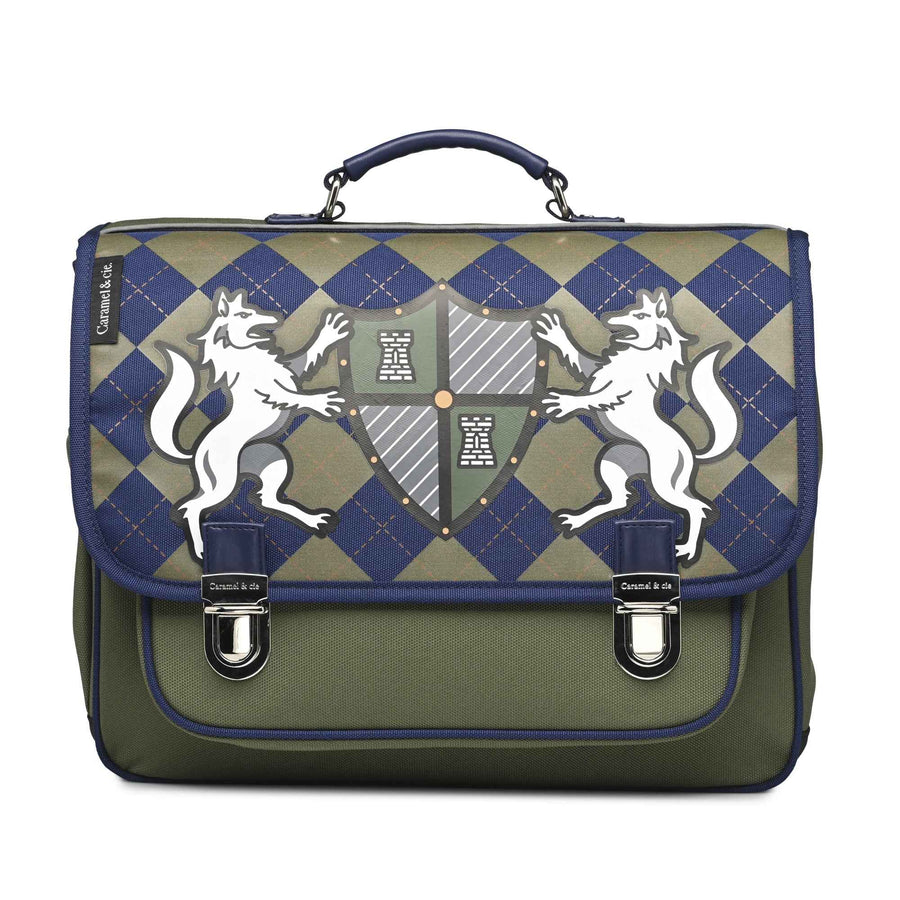Caramel & Cie | Medium Knight Crest Book Bag
