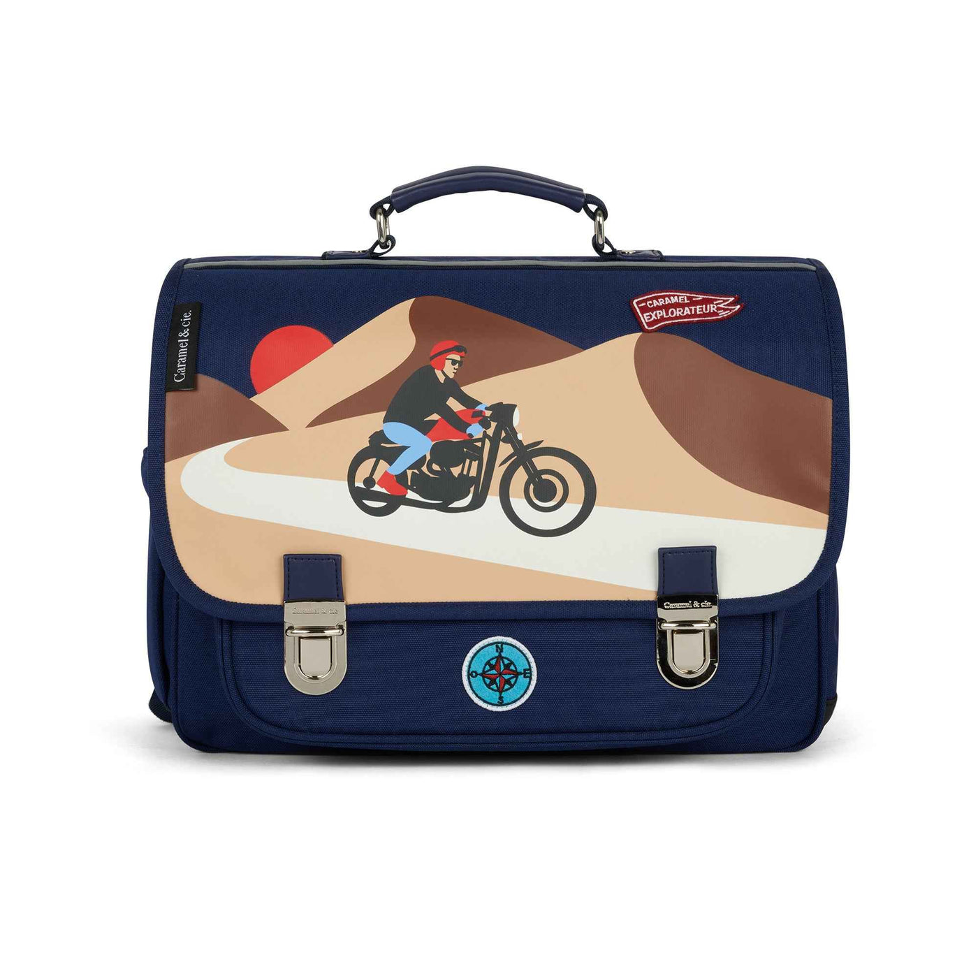 Caramel & Cie | Medium Boekentas Rallye Explorer