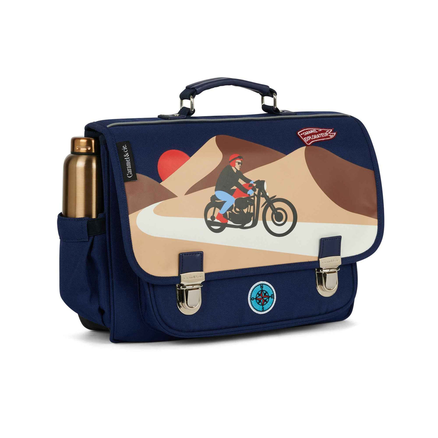 Caramel & Cie | Medium Boekentas Rallye Explorer