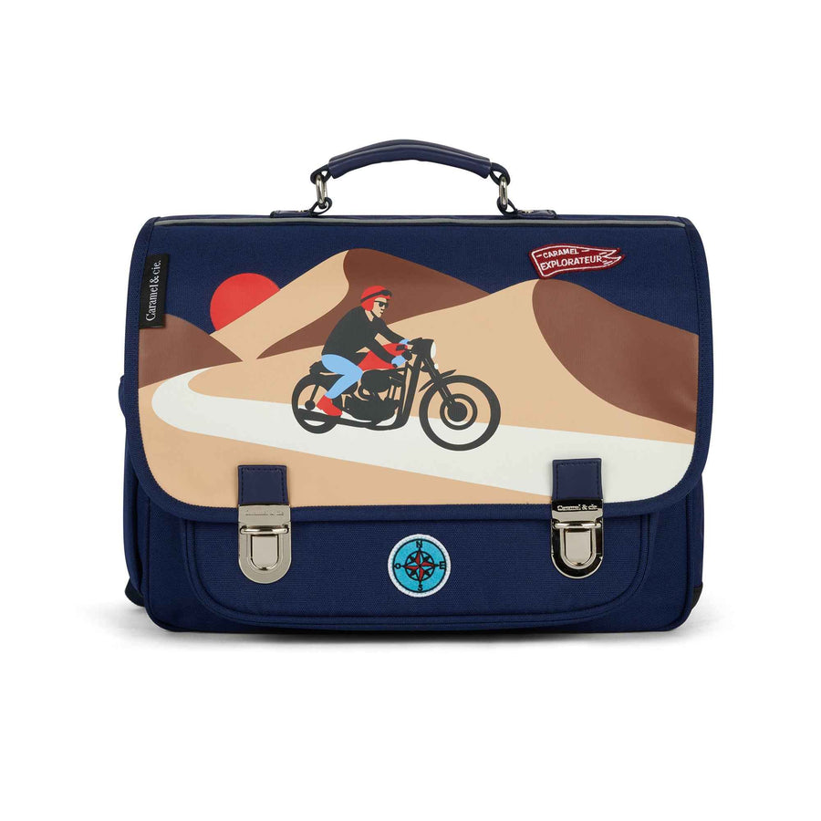 Caramel & Cie | Medium Boekentas Rallye Explorer