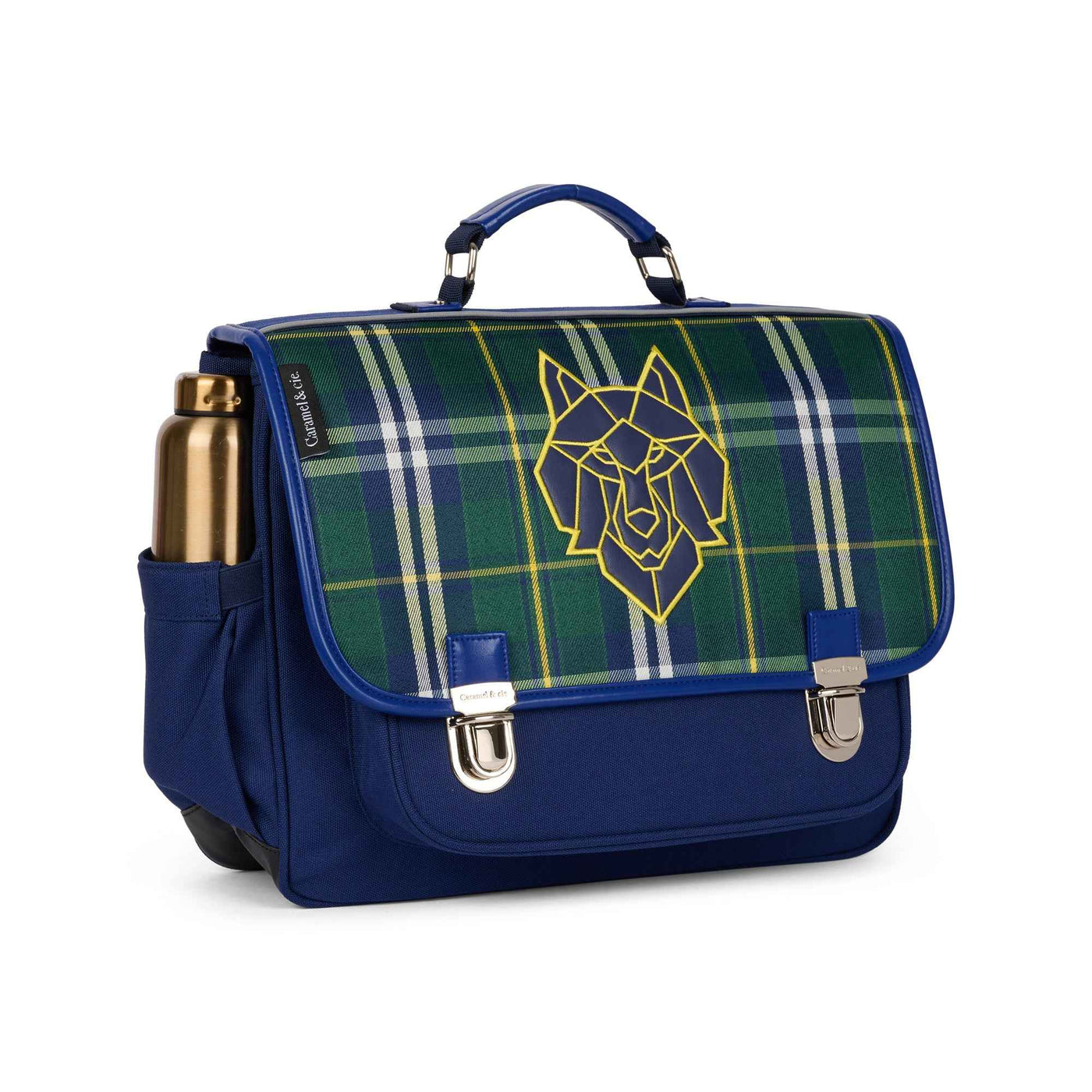Caramel & Cie | Medium Book Bag Wolf Clan Tartan