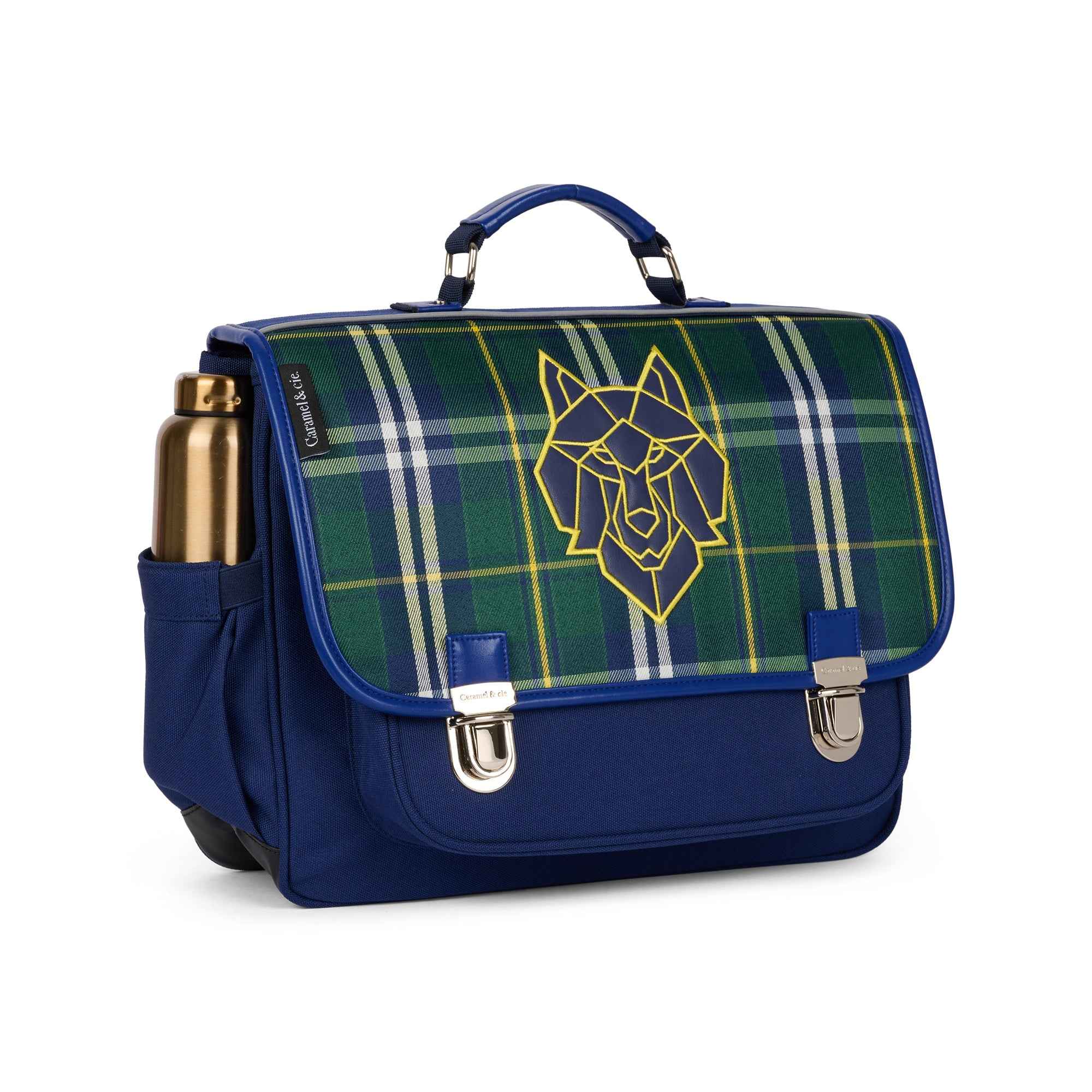 Caramel & Cie | Medium Book Bag Wolf Clan Tartan