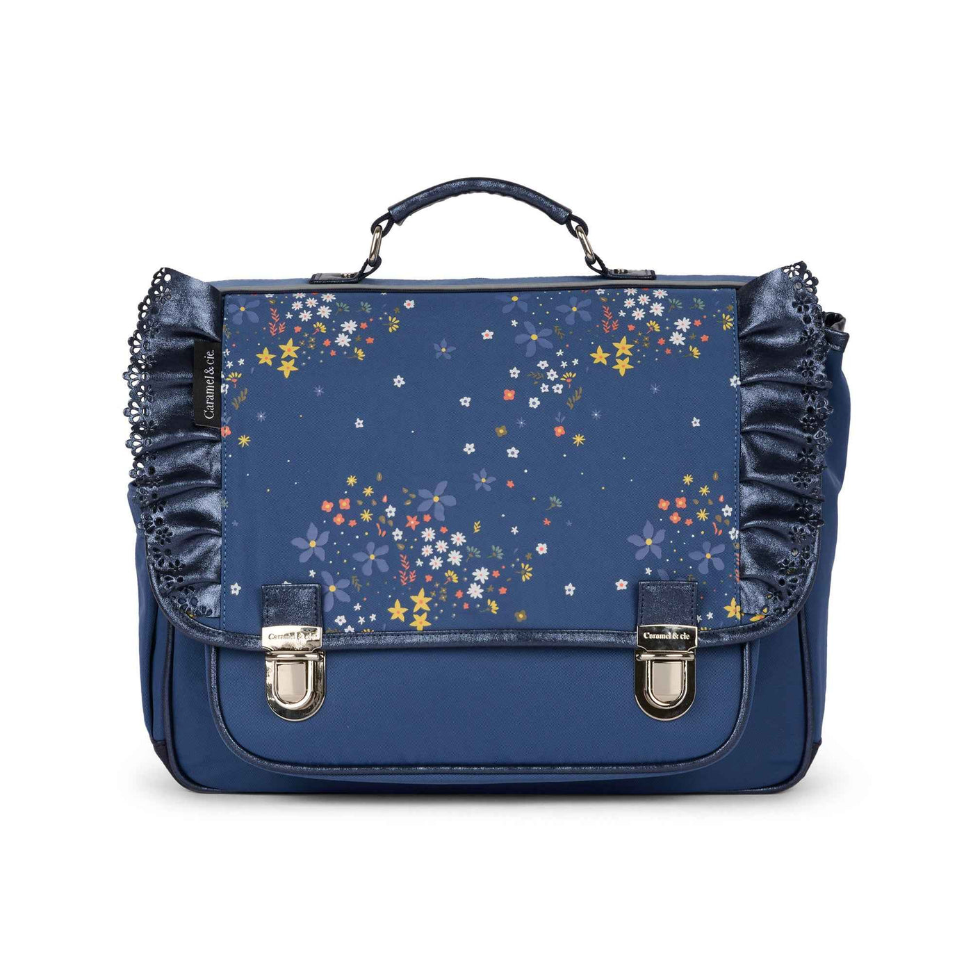 Caramel & Cie | Medium Boekentas Froufrous Stella Bleu