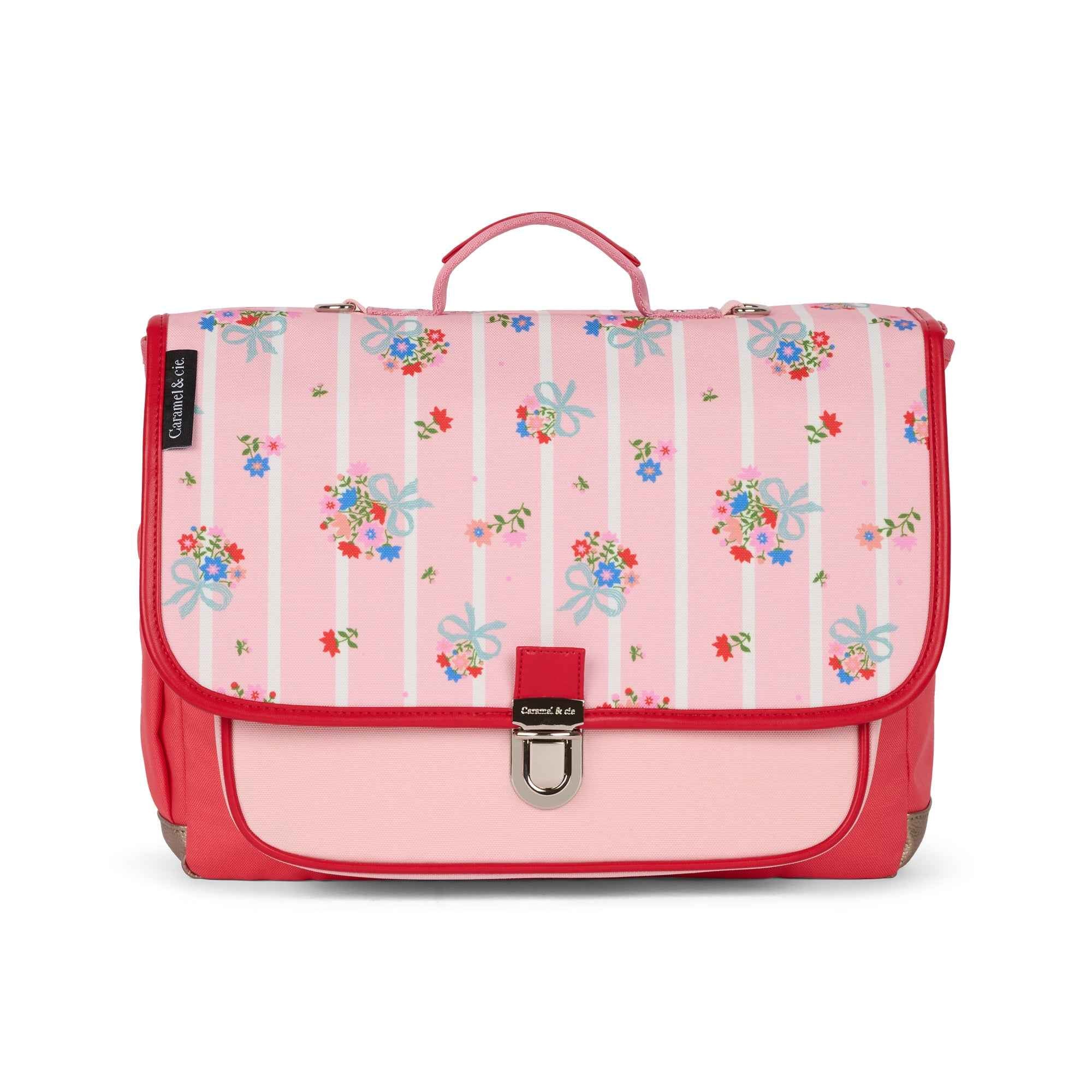 Caramel & Cie | Medium Book Bag Coral Blosson