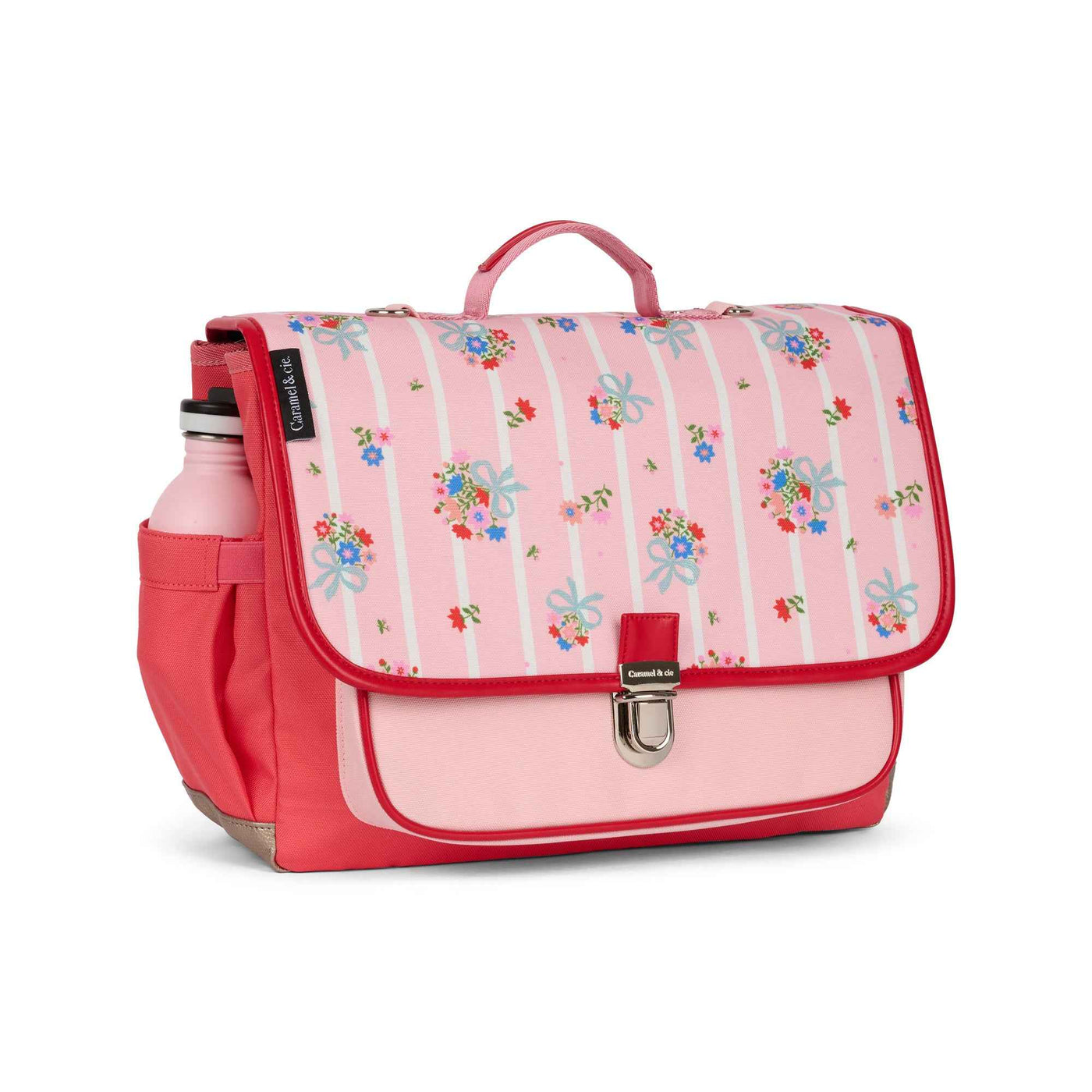 Caramel & Cie | Medium Book Bag Coral Blosson