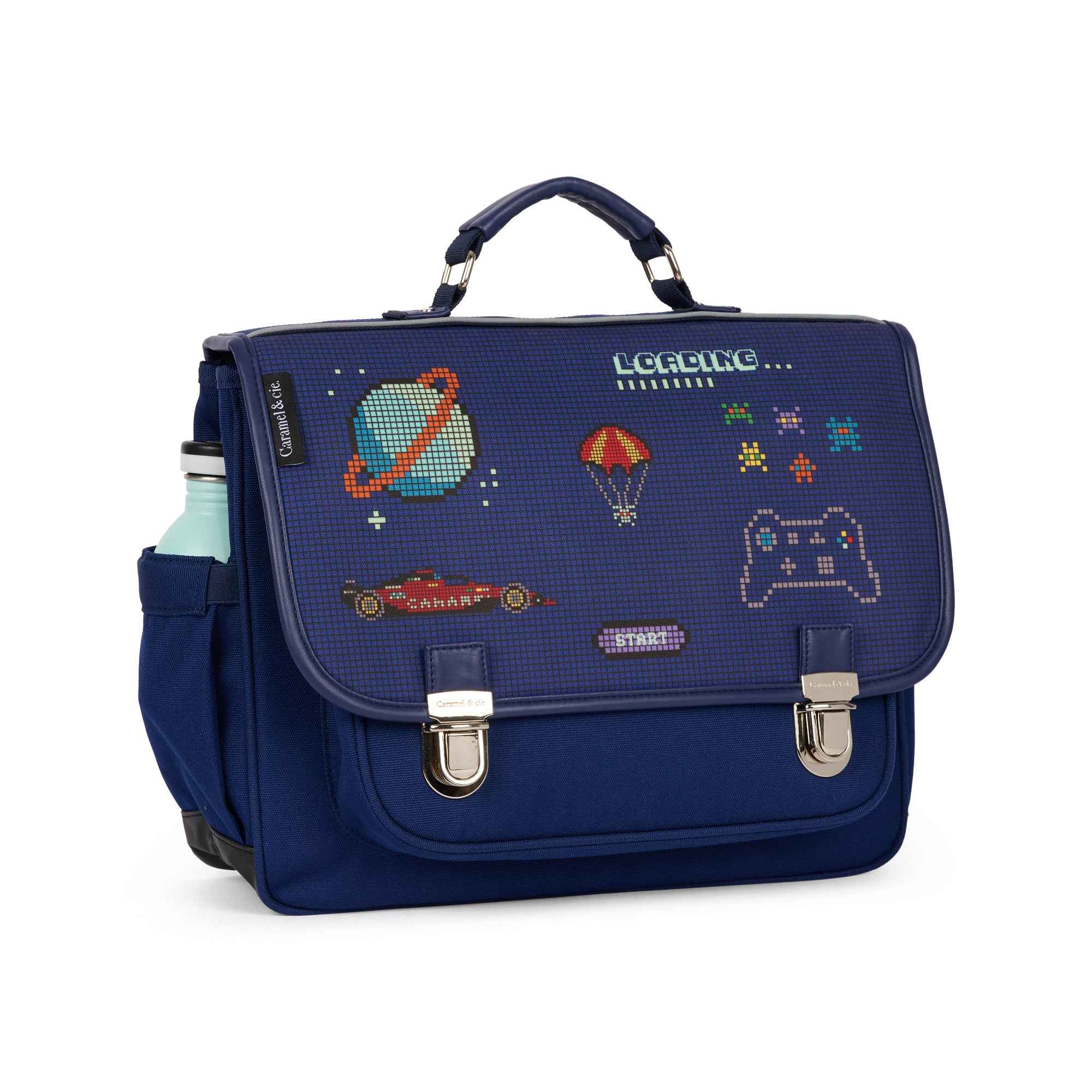 Caramel & Cie | Medium Pixel Art Book Bag