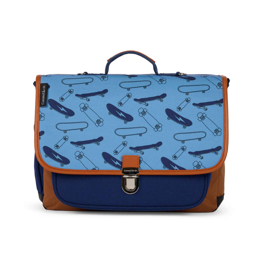 Caramel & Cie | Medium Blue Skate Book Bag