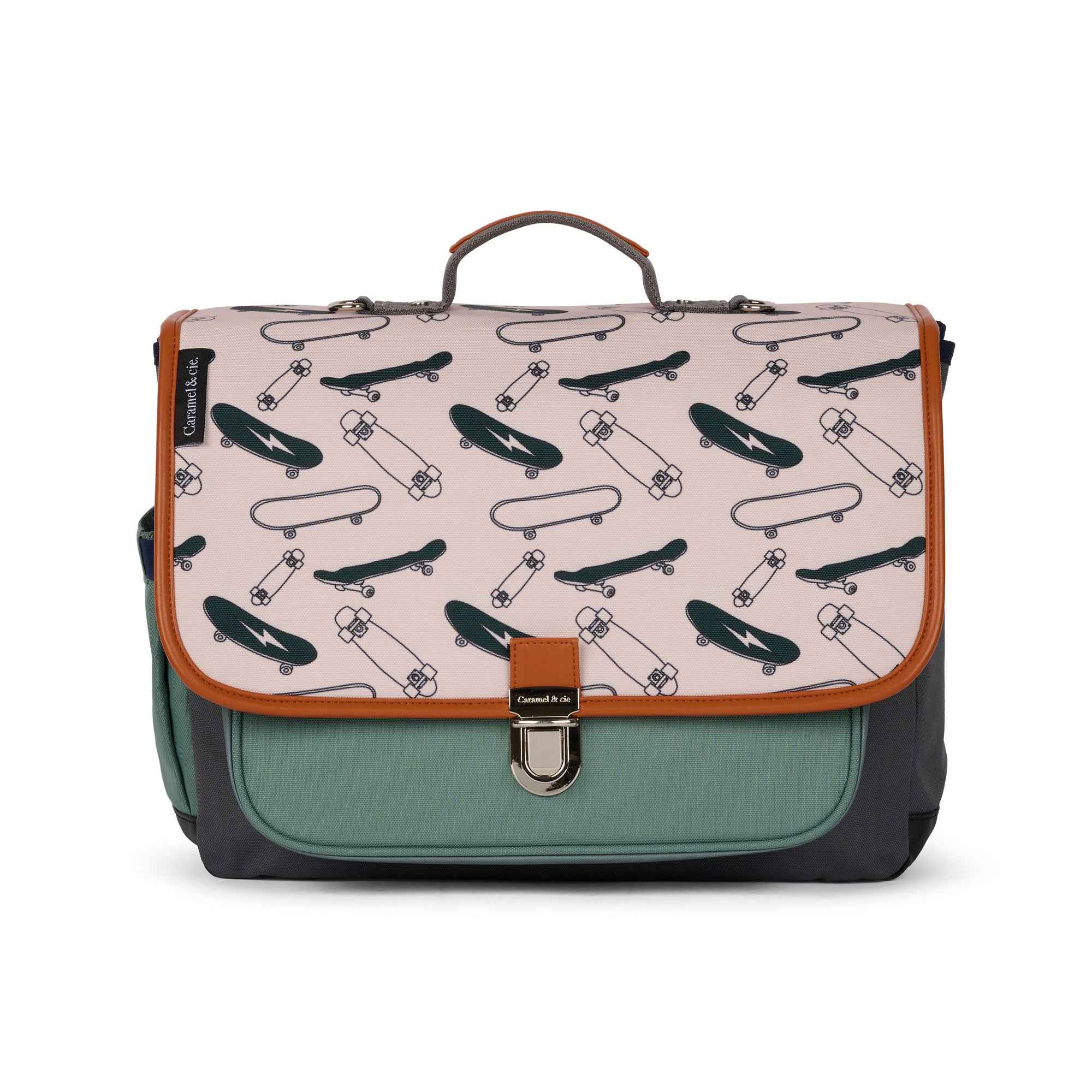 Caramel & Cie | Medium Book Bag Grey Skate