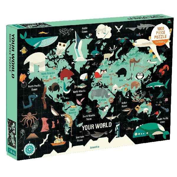 Mudpuppy puzzel Your world 1000 stukjes