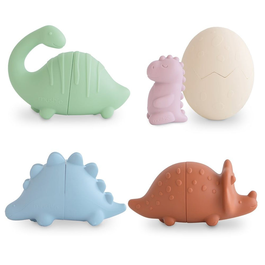 Mushie Badspeelgoed Dino Bath Play Set