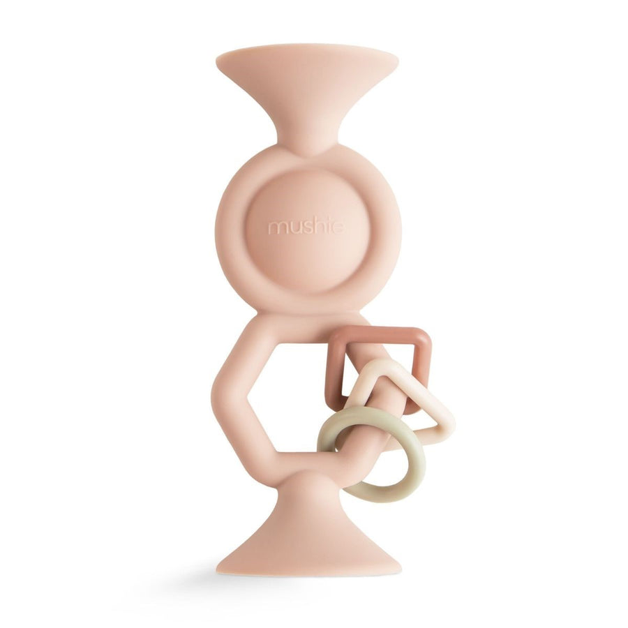 Mushie | hexapop suction toy blush