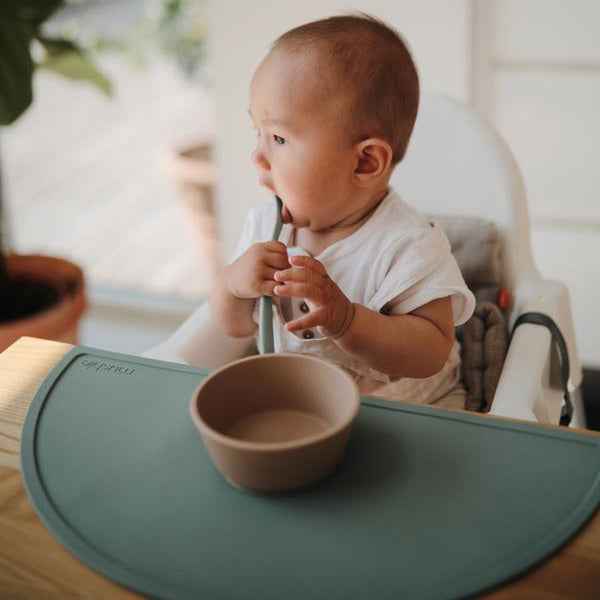 Mushie Baby Spoons Blush - Shifting Sand