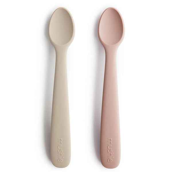 Mushie Baby Spoons Blush - Shifting Sand