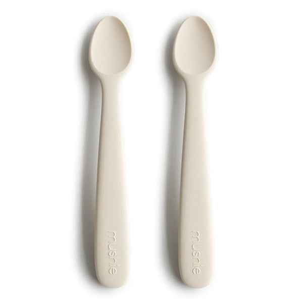 Mushie baby spoons Ivory