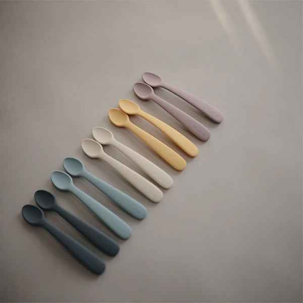 Mushie baby spoons Ivory