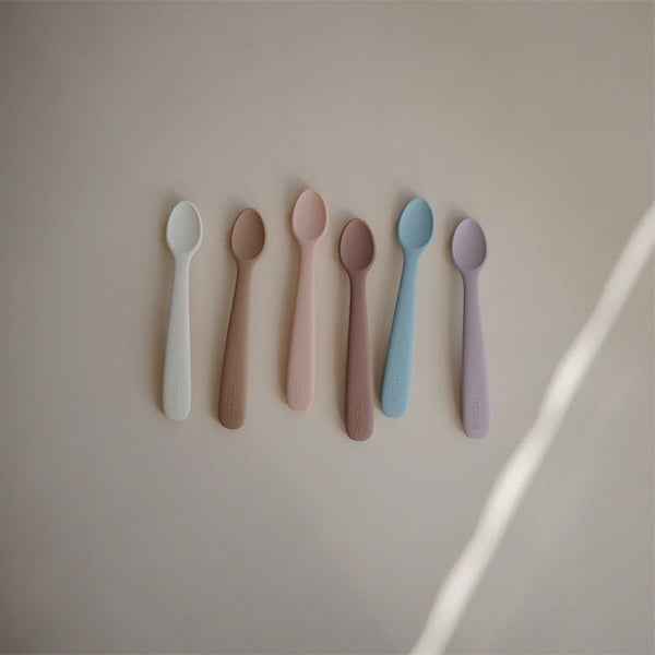 Mushie Baby Spoons Soft Lilac