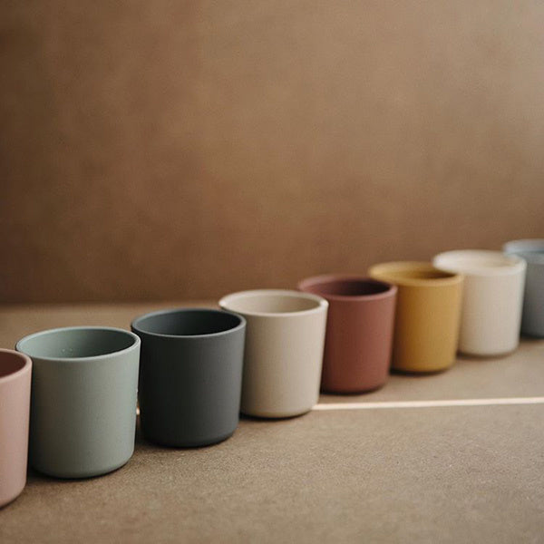 Mushie drinkbekers set van 2 - Sage