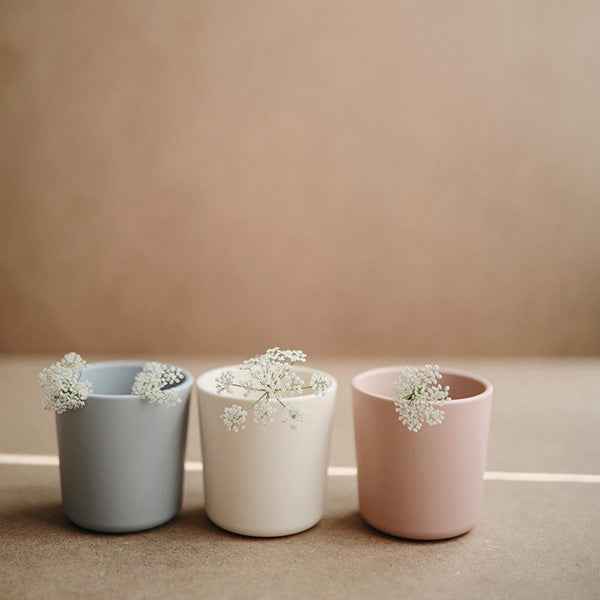 Mushie set of 2 drinking cups - Ivory