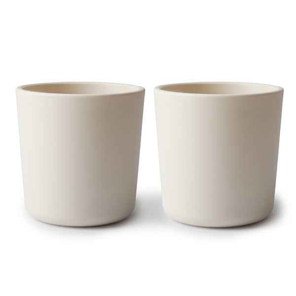 Mushie set of 2 drinking cups - Ivory