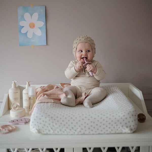 Mushie kindertandenborstel Flower Blush