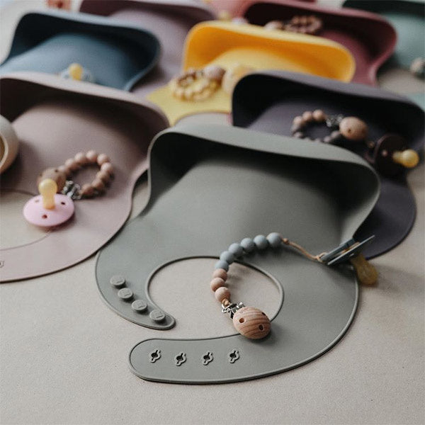 Mushie silicone slabbetje Planets