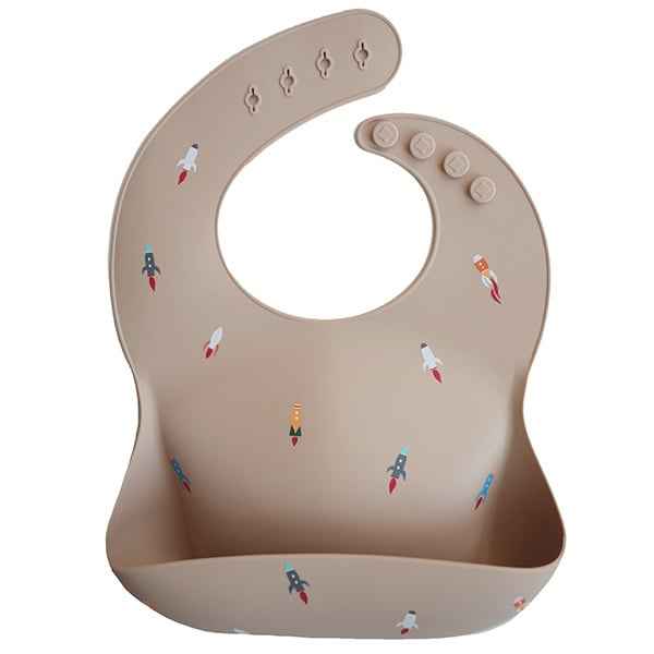 Mushie Silicone Little Slab Rocket