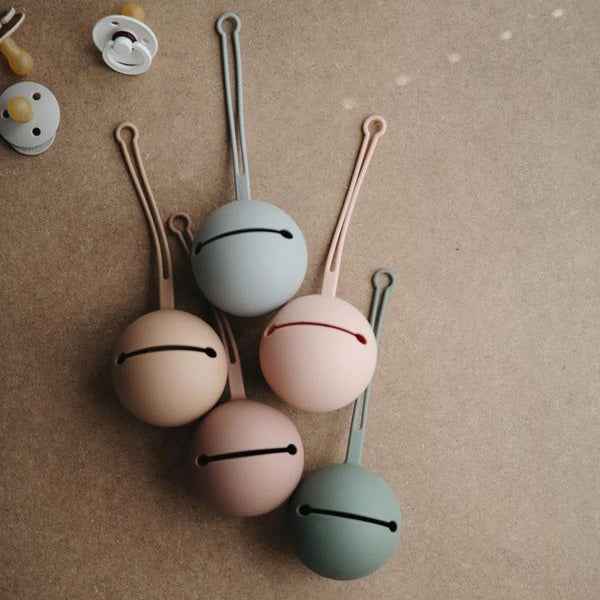 Mushie siliconen fopspeenhouder Stone
