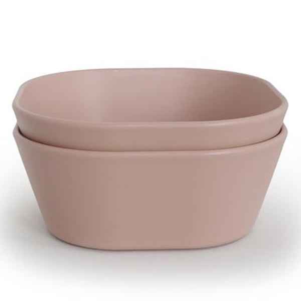 Mushie Square Bowls Set of 2 - Blush
