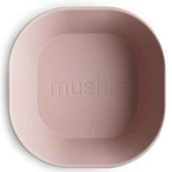 Mushie Square Bowl Set of 2 - Blush
