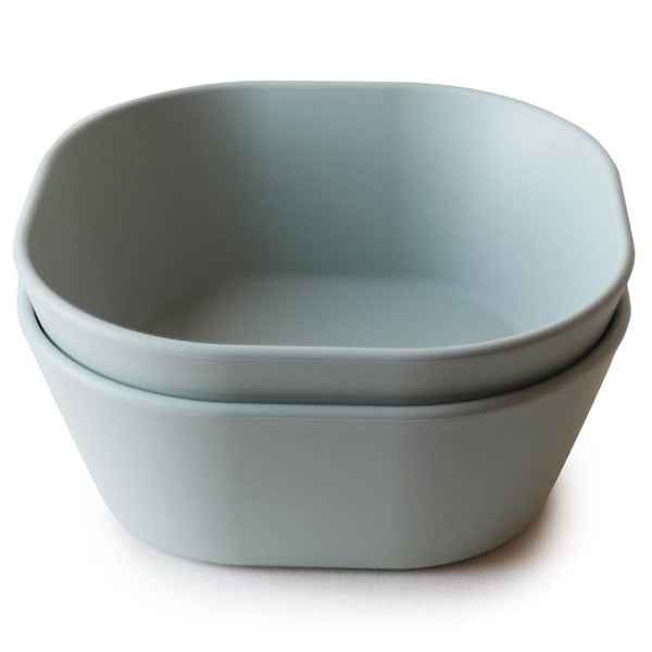 Mushie Set of 2 Square Bowls - Sage