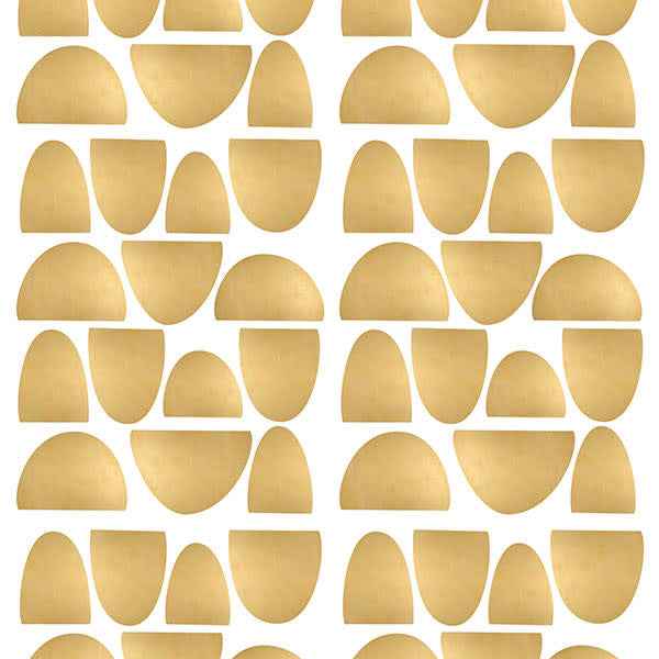 Muurstickers halve cirkels goud - PÃ¶m Le Bonhomme - set 84 stickers