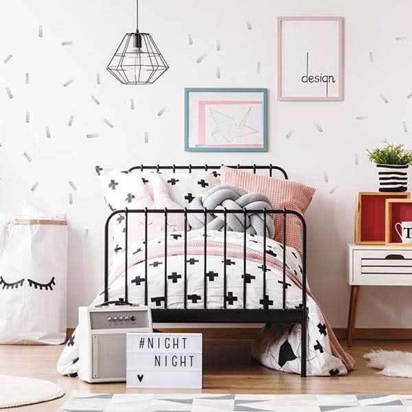 Muurstickers sticks zilver - PÃ¶m Le Bonhomme - set 60 stickers