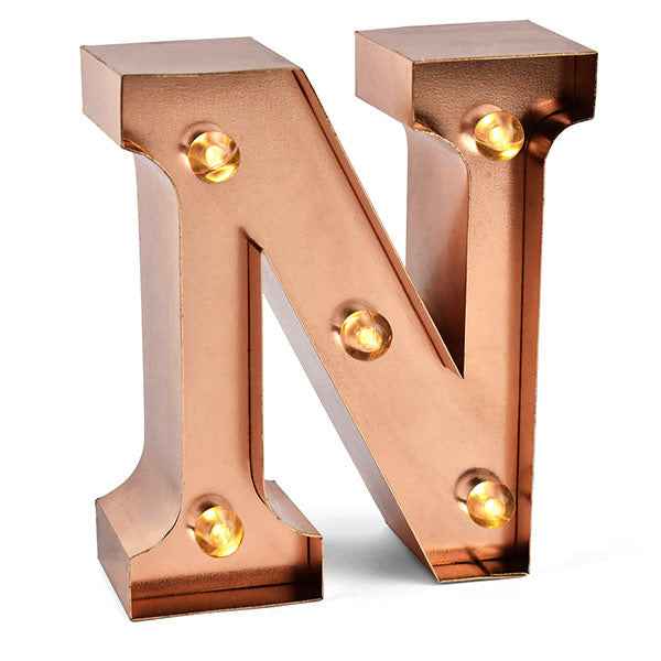 Nachtlampje lichtletter N - Legami