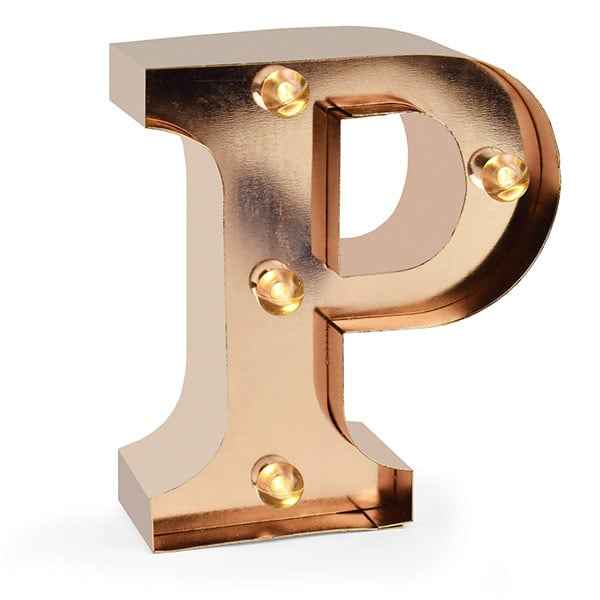 Light-Up Letter P Night Light - Legami