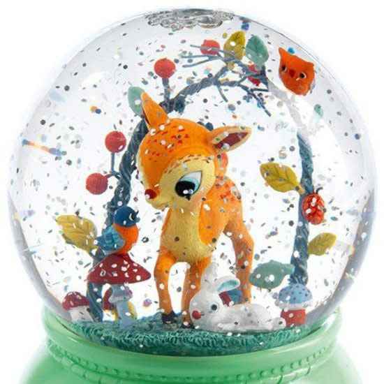 Djeco | Night Light Snow Globe - Stag