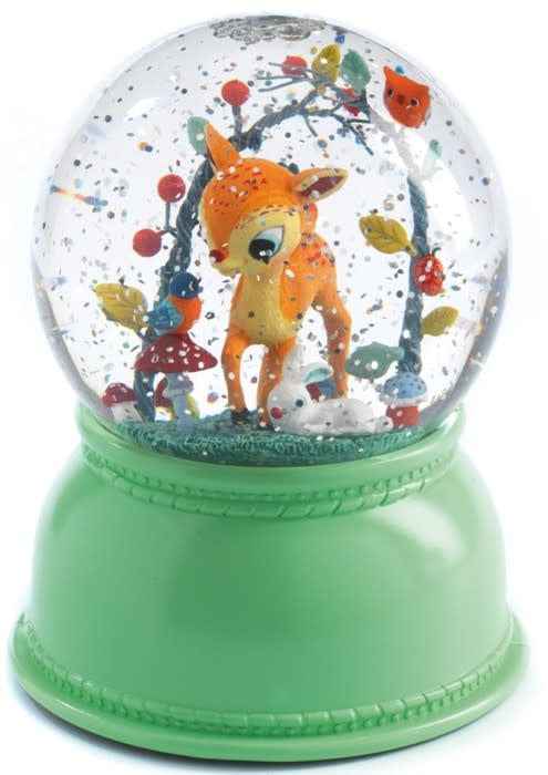 Djeco | Night Light Snow Globe - Stag