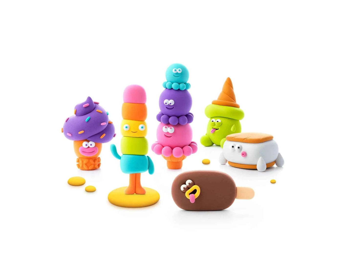 Hey Clay | Boetseerklei  Lekker Ijsje - Flip Cone