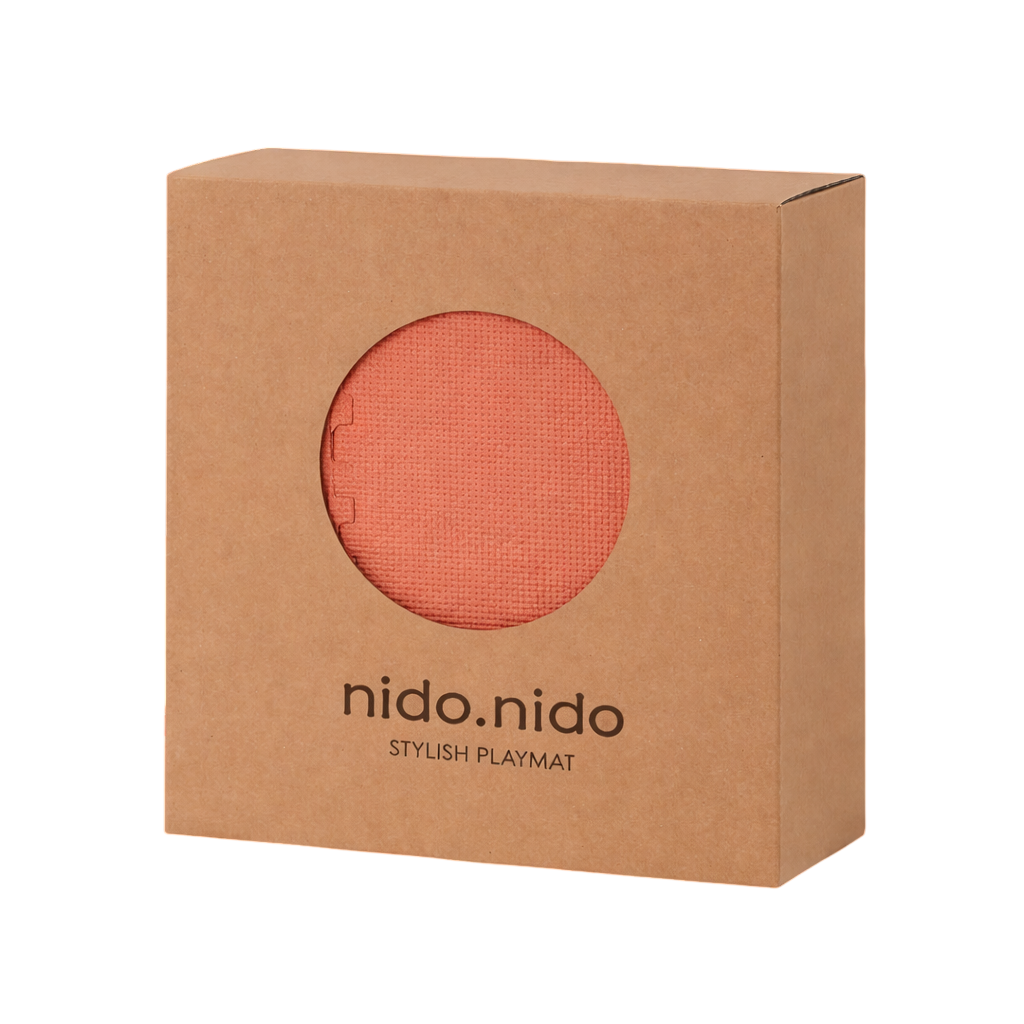 Nido Nido | Plain Color Puzzle Mat Terracotta 9-pack