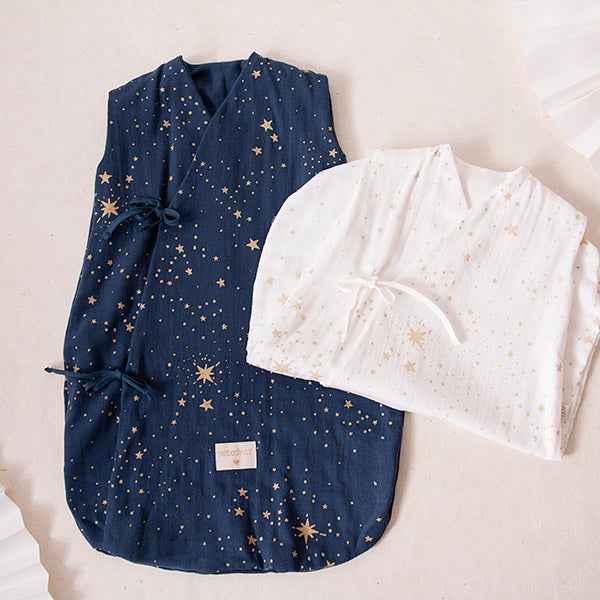 Nobodinoz Dreamy Summer Sleeping Bag Gold Stella White