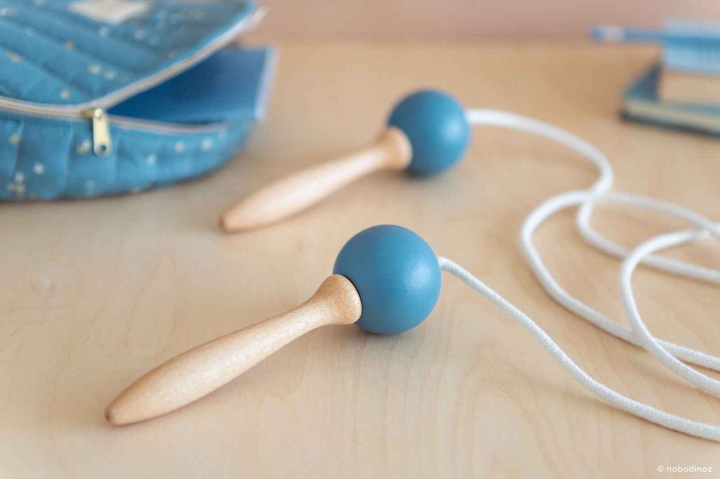 Nobodinoz skipping rope thalassa blue