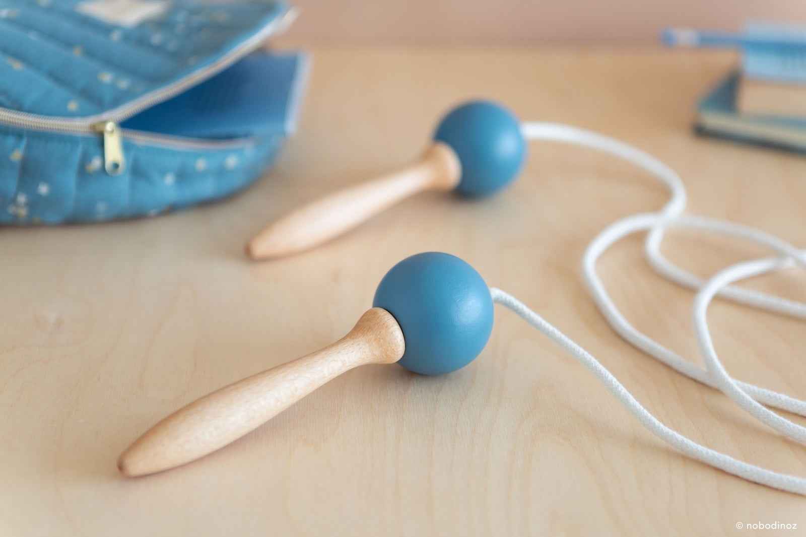 Nobodinoz skipping rope thalassa blue