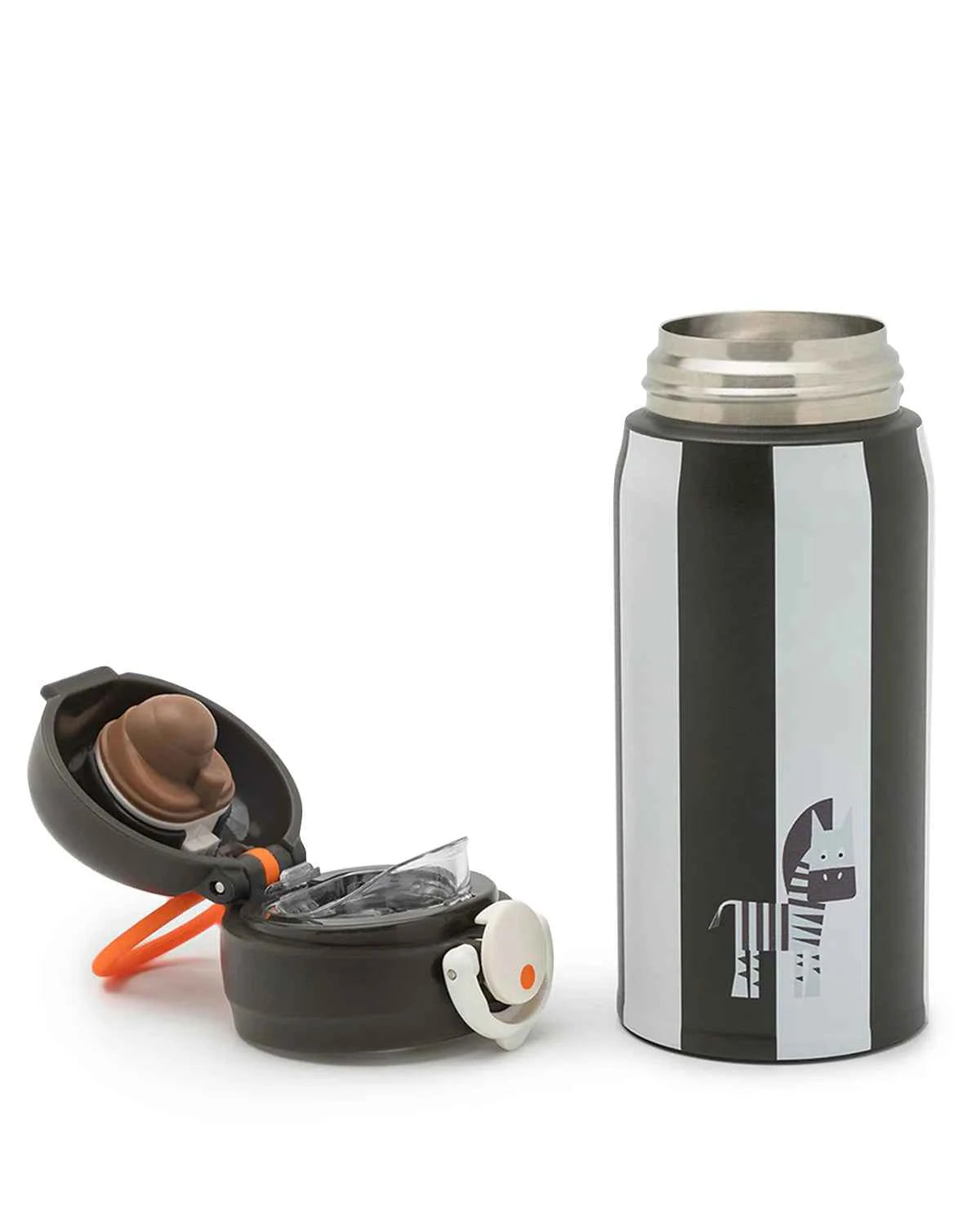 Noui Noui | Isothermische Fles RVS Zebra 350ml